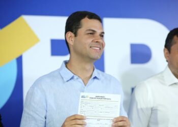 Em ato de filiação, União Brasil lança Saullo Vianna como pré-candidato a deputado federal