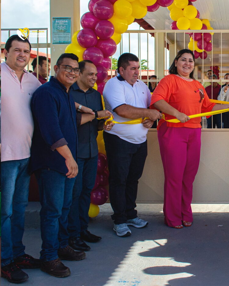Prefeita Patrícia Lopes entrega 5 escolas reformadas em Presidente Figueiredo
