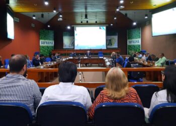 Fortalecimento do polo naval amazônico é debatido durante reunião na Suframa