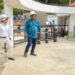 Prefeito David Almeida vistoria obras de conclusão do Local Casa de Praia