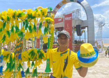 Mais de 78 mil pessoas circulam nos locais de transmissão da Copa e movimentam a economia criativa em Manaus