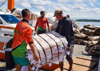 Em um ano, programa “Coleta Seletiva” recicla mais de 100 toneladas de resíduos sólidos em Nhamundá