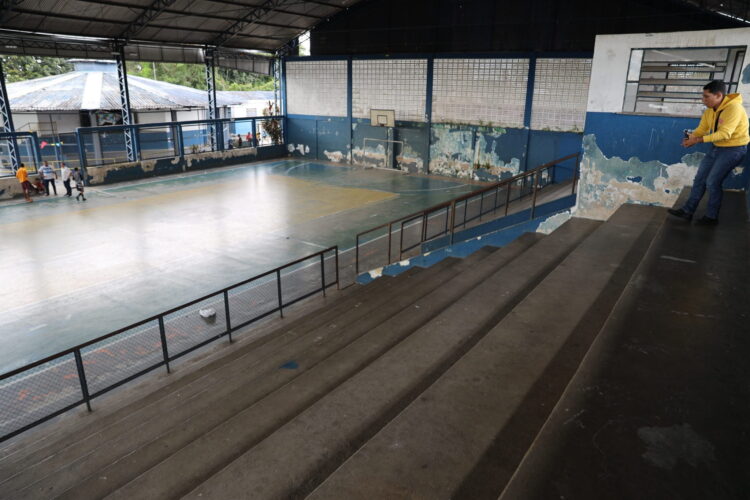 Ginásio poliesportivo do Santa Etelvina será reformado pela Prefeitura de Manaus