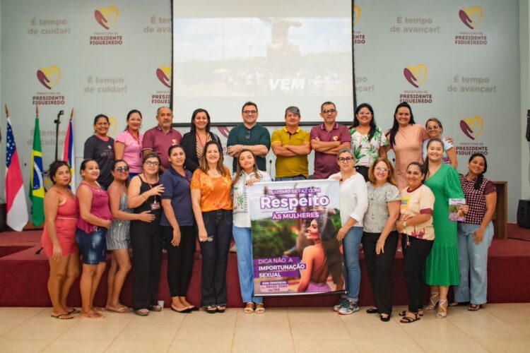 Presidente Figueiredo lança campanha contra importunação sexual de mulheres no Turismo