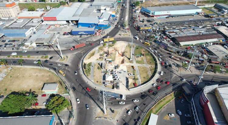 Prefeitura implanta primeira estaca de sustentação do viaduto ‘Rei Pelé’, na rotatória do Produtor