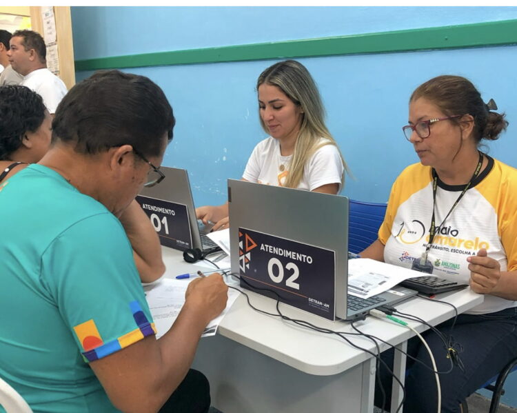Detran Amazonas levou serviços essenciais ao ‘Manaus Mais Cidadã’, na zona leste da capital
