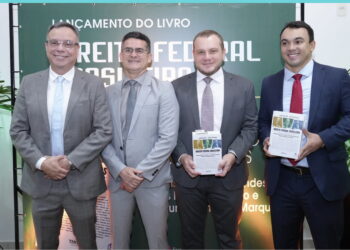 Prefeito prestigia lançamento do livro ‘Direito Federal Brasileiro’ com a presença do ministro Mauro Campbell Marques