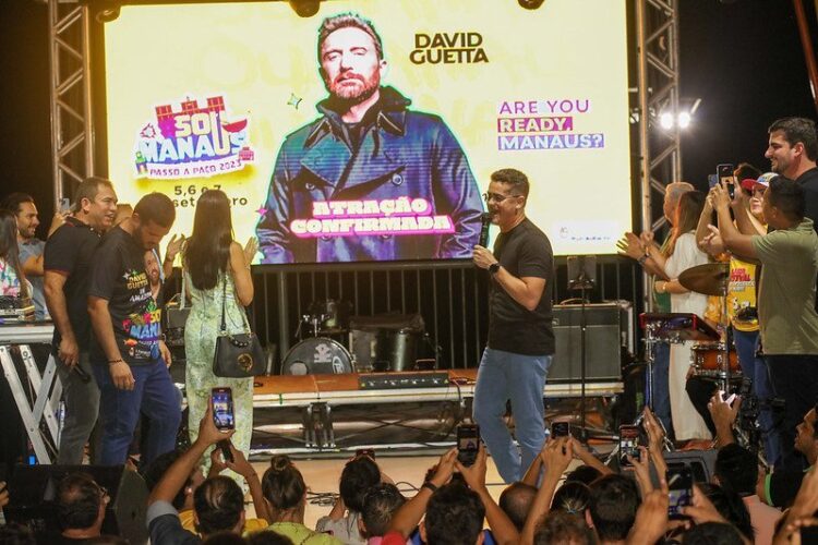Prefeitura abre primeiro dia do #SouManaus 2023 com David Guetta e mais 22 atrações musicais locais