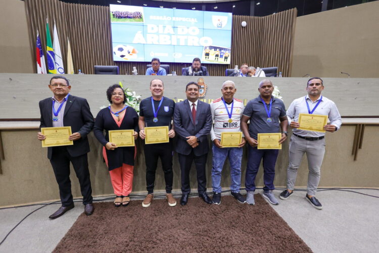 No Dia do Árbitro, Caio André homenageia categoria na Câmara Municipal de Manaus
