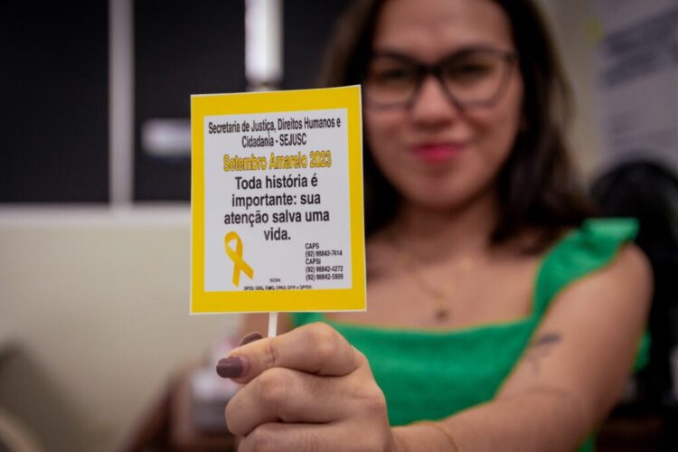 ‘Setembro Amarelo’: Governo do Amazonas tem serviços de proteção à vida voltado a pessoas em situação de vulnerabilidade