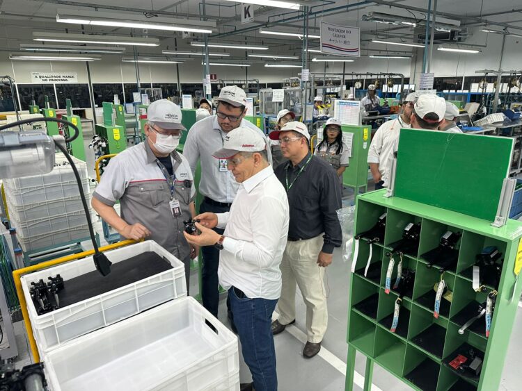 Segunda unidade produtiva do grupo Hitachi é visitada pela Suframa no PIM