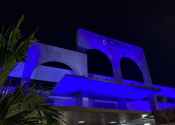 CMM recebe iluminação temática em alusão à campanha ‘Novembro Azul’