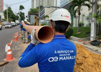 Expansão: Obras de instalação de redes de esgoto seguem no Vieiralves e Adrianópolis