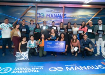 Profissionais são premiados por reportagens sobre saneamento básico no 2º Prêmio Águas de Manaus de Jornalismo Ambiental