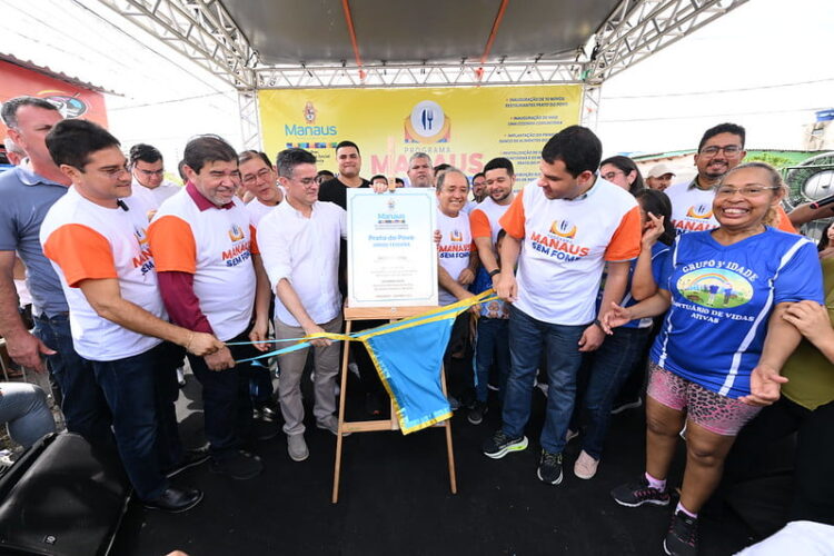 Prefeito anuncia ‘Manaus Sem Fome’ e inaugura segunda unidade do ‘Prato do Povo’