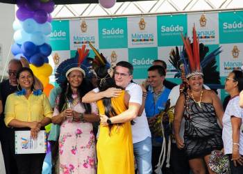 Prefeito inaugura unidade de saúde na região com maior concentração indígena da área urbana de Manaus