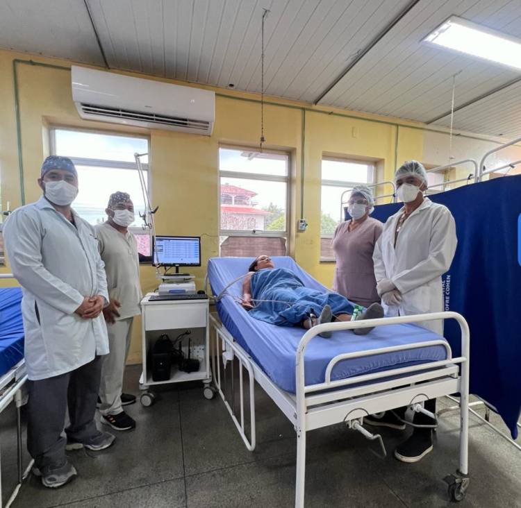 Hospital Jofre Cohen, em Parintins, ganha eletrocardiograma móvel com laudo ultra rápido