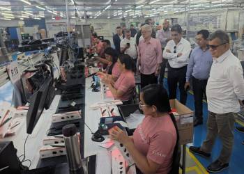 Empresa que prioriza a alta tecnologia na fabricação de produtos como secadores de cabelo recebe a visita da Suframa