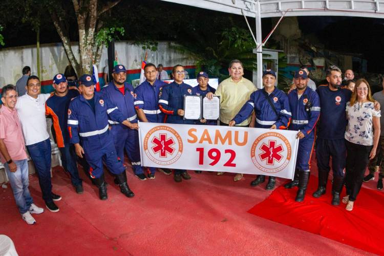 Patrícia Lopes assina ordem de serviço para construção da nova base do Samu em Presidente Figueiredo