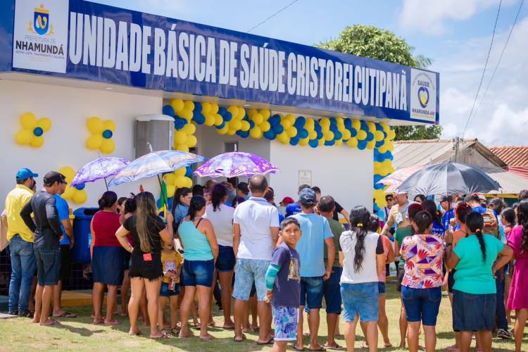 Marina Pandolfo realiza entrega de UBSs e comunidade 100% pavimentada na zona rural de Nhamundá