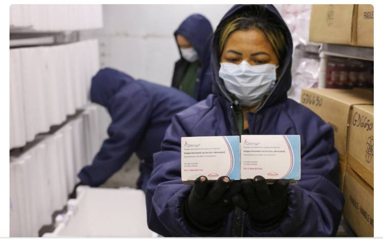 Prefeitura inicia imunização de crianças de 10 e 11 anos contra dengue no próximo dia 22/2