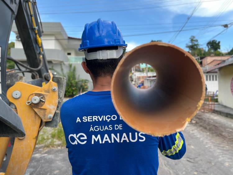 Trata Bem Manaus: Obras de implantação de rede de esgoto chegam à Rua Tapajós, no Centro de Manaus, neste fim de semana