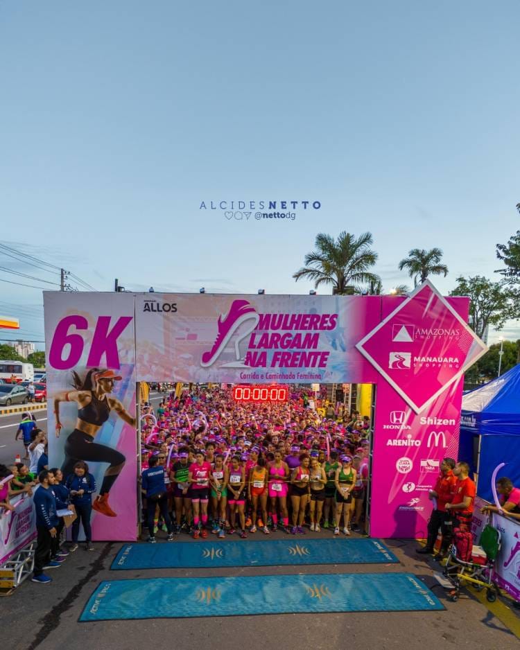 Corrida “Mulheres Largam na Frente” estreia em Manaus com sucesso de público
