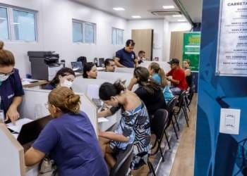 Carreta da Defensoria realiza mutirão de assistência jurídica no Distrito Cacau Pirera