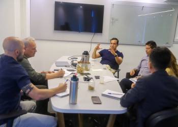 No CBA, Sidney Leite debate com entidades desenvolvimento tecnológico para cadeia produtiva do pirarucu de manejo