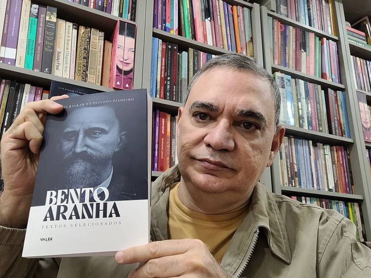 Luís Balkar lança livro ‘Bento Aranha’, no Icbeu nesta quinta