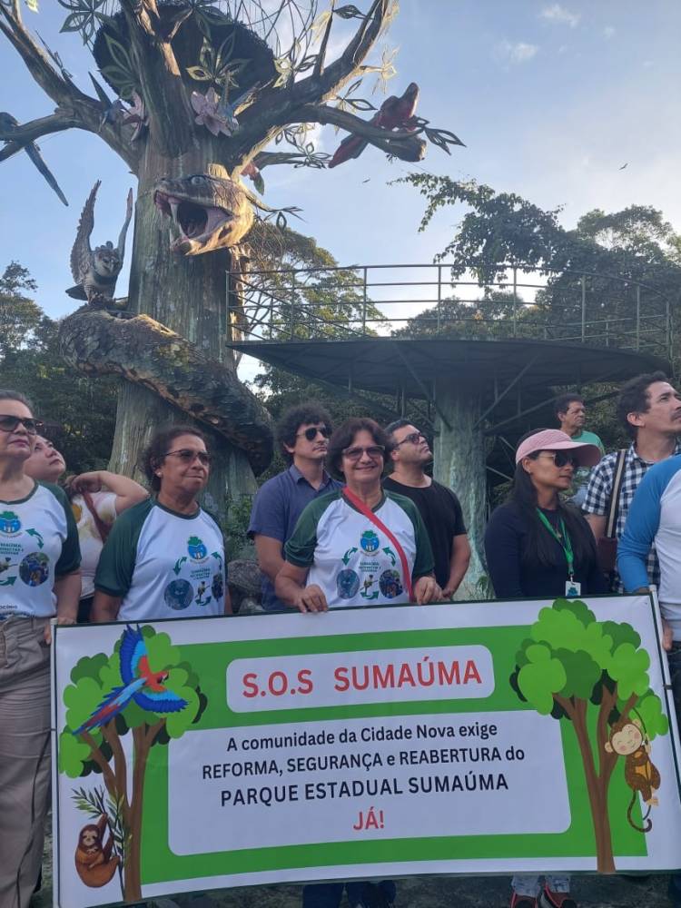 Entidades Ambientalistas cobram a revitalização do Parque Estadual Sumaúma