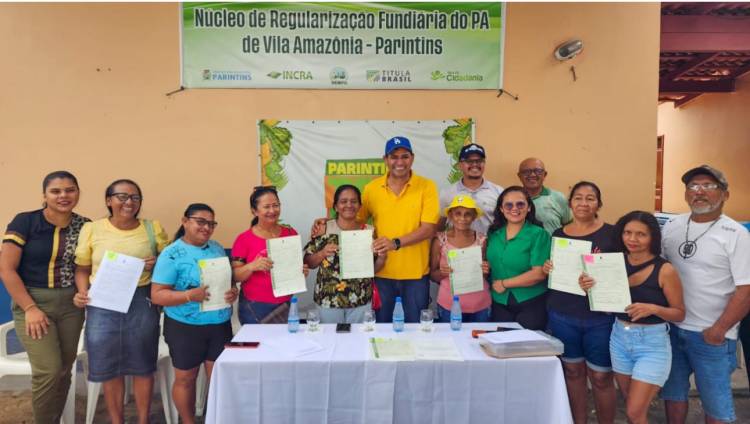 Prefeitura de Parintins e Incra totalizam mais de 130 títulos definitivos entregues no PA Vila Amazônia
