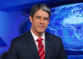 Willian Bonner é diagnosticado com covid-19 e se afasta da bancada do Jornal Nacional