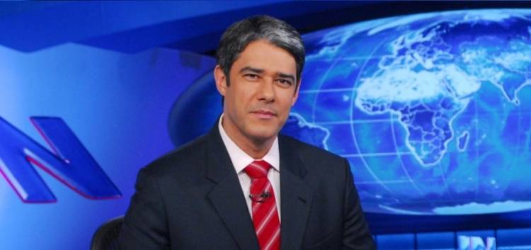 Willian Bonner é diagnosticado com covid-19 e se afasta da bancada do Jornal Nacional