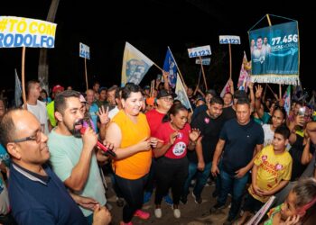 Patrícia Lopes e Ricelli Pontes são recebidos com apoio caloroso na Vila de Balbina