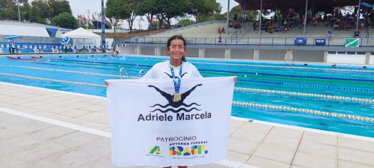 Adriele Marcela confirma favoritismo no Norte-Nordeste e leva medalha de ouro nos 1.500m