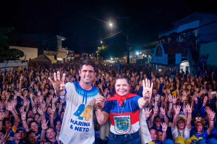 Marina Pandolfo realiza comício vitorioso e faz história em Nhamundá