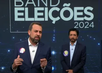 Apagão monopoliza início do debate da Band entre Boulos e