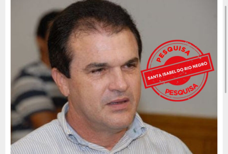 Prefeito José Ribamar Beleza lidera corrida eleitoral em Santa Isabel do Rio Negro para as eleições municipais de 2024