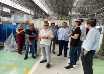 Alfatec apresenta tecnologias pioneiras de solda para comitiva da Suframa — Suframa