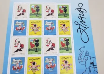 Ziraldo é homenageado pelos Correios com selos do Natal de