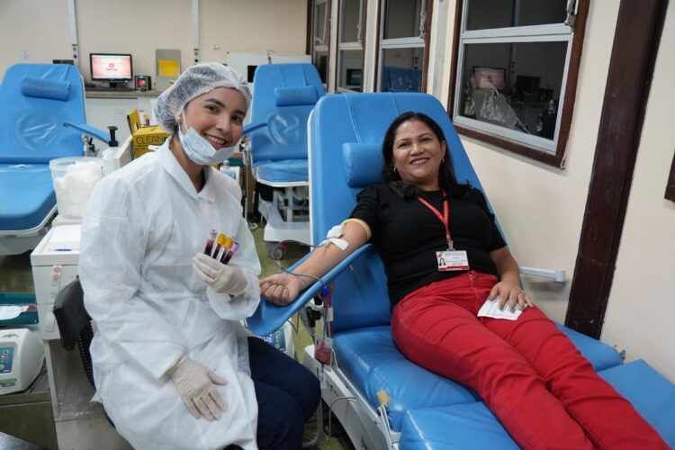 Mayra Dias promove campanha “Doador Legal” e mobiliza servidores da Aleam em ação solidária no Hemoam