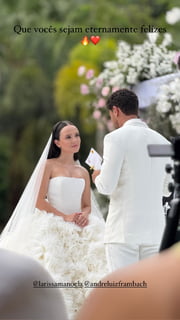 Larissa Manoela e André Luiz Frambach leem seus votos