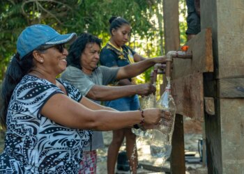 Ribeirinhos destacam como sistema de captação de água diminui impactos de estiagem de 2024 no Amazonas - FAS