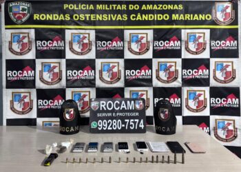 Em ações na capital, Polícia Militar do Amazonas apreende 22 armas de fogo, drogas e munições