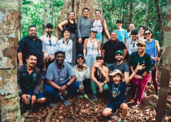 Estudantes estrangeiros realizam imersão em comunidades amazônicas para intercâmbio de conhecimento - FAS