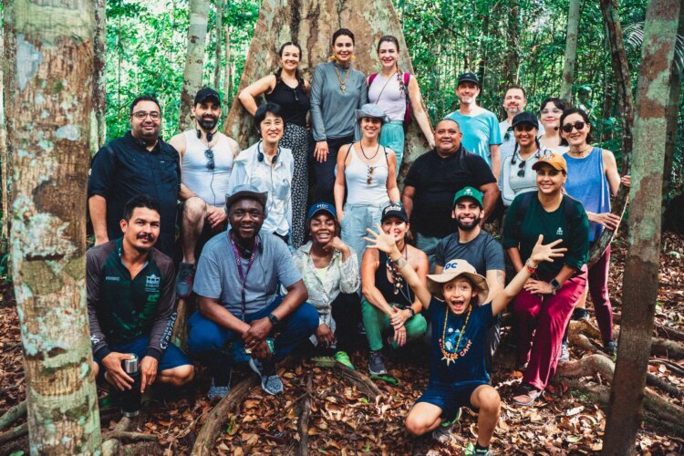 Estudantes estrangeiros realizam imersão em comunidades amazônicas para intercâmbio de conhecimento - FAS