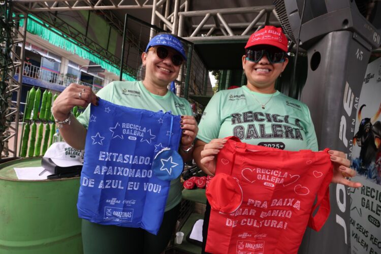 Festival de Parintins 2025: Espaço Sustentável Recicla, Galera inaugura com troca de resíduos por brindes