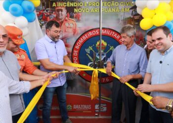 Governador Wilson Lima entrega Grupamento Integrado de Combate a Incêndio em Novo Aripuanã