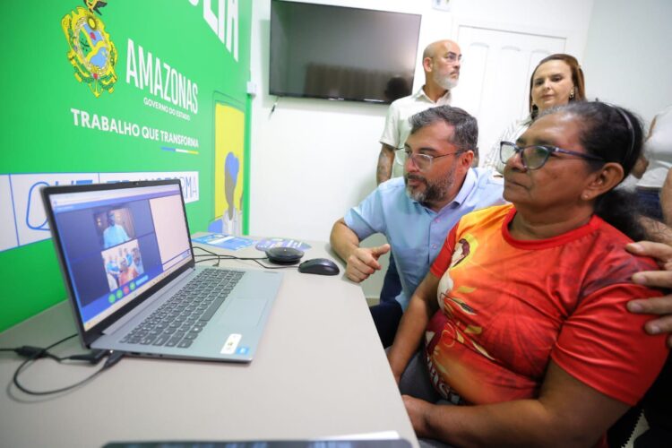 Governador Wilson Lima entrega telessalas em Lábrea, o 19º município a contar com espaços para acesso à saúde especializada